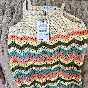 Zara NWT knit summer dress